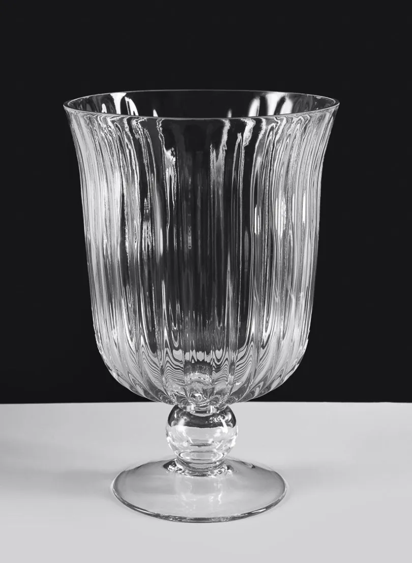 Versailles Pleated Glass Urn