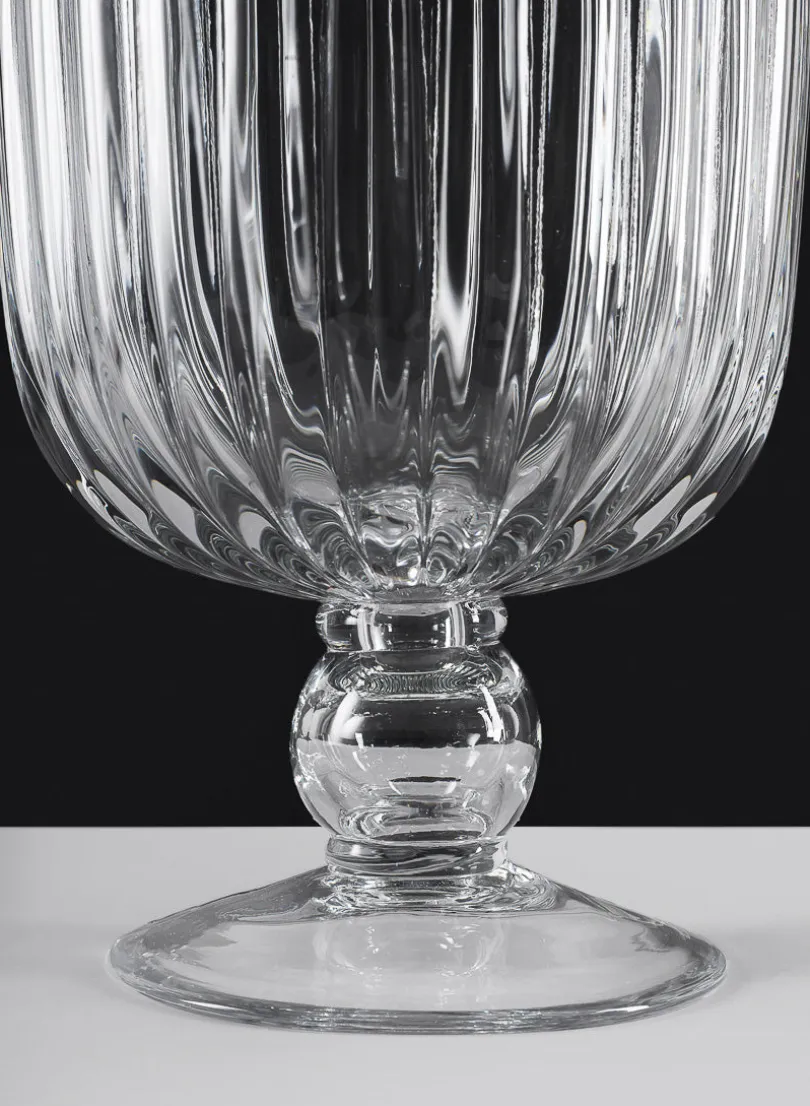 Versailles Pleated Glass Urn