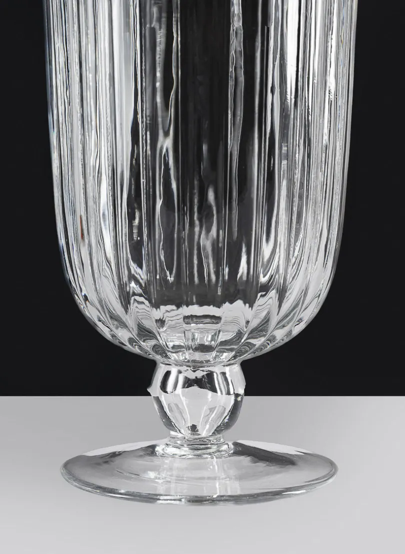 Versailles Pleated Glass Urn