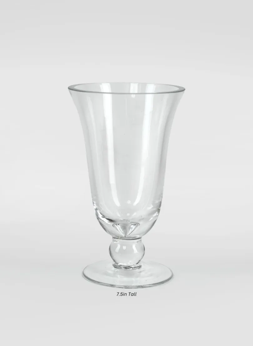 Vienna Clear Glass Urns