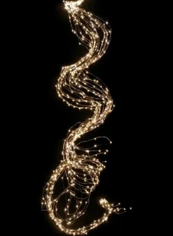 Warm White Naked Wire L.E.D. Branch Cluster Lights