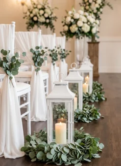 White Hampton Lantern