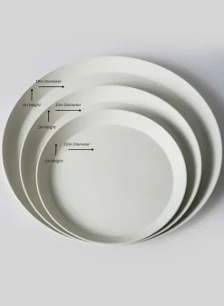 White Plastic Saucer