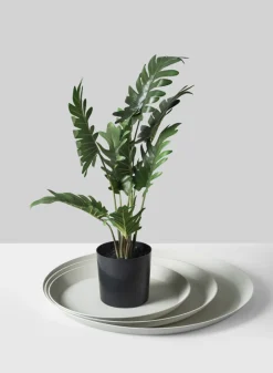 White Plastic Saucer