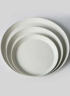White Plastic Saucer