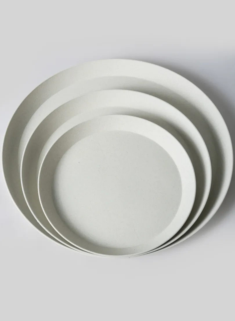 White Plastic Saucer