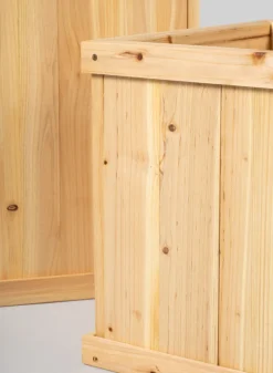 Windham Outdoor Square Wood Planter Box