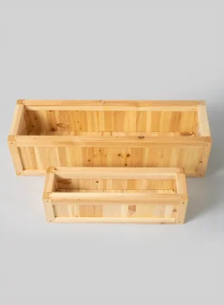 Windham Outdoor Wood Flower Box