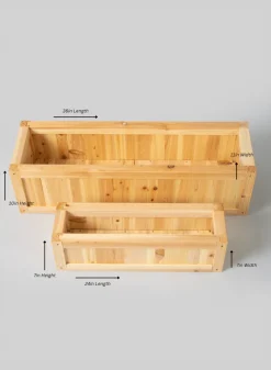 Windham Outdoor Wood Flower Box