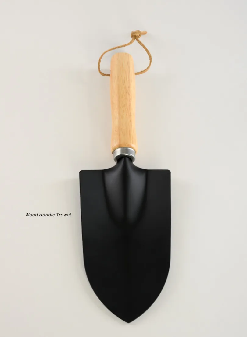Wood Handle Tranplanter and Trowel