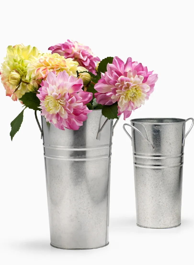 Zinc French Vases With Round Handles