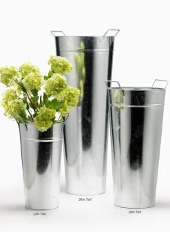 Zinc French Vases With Square Handles